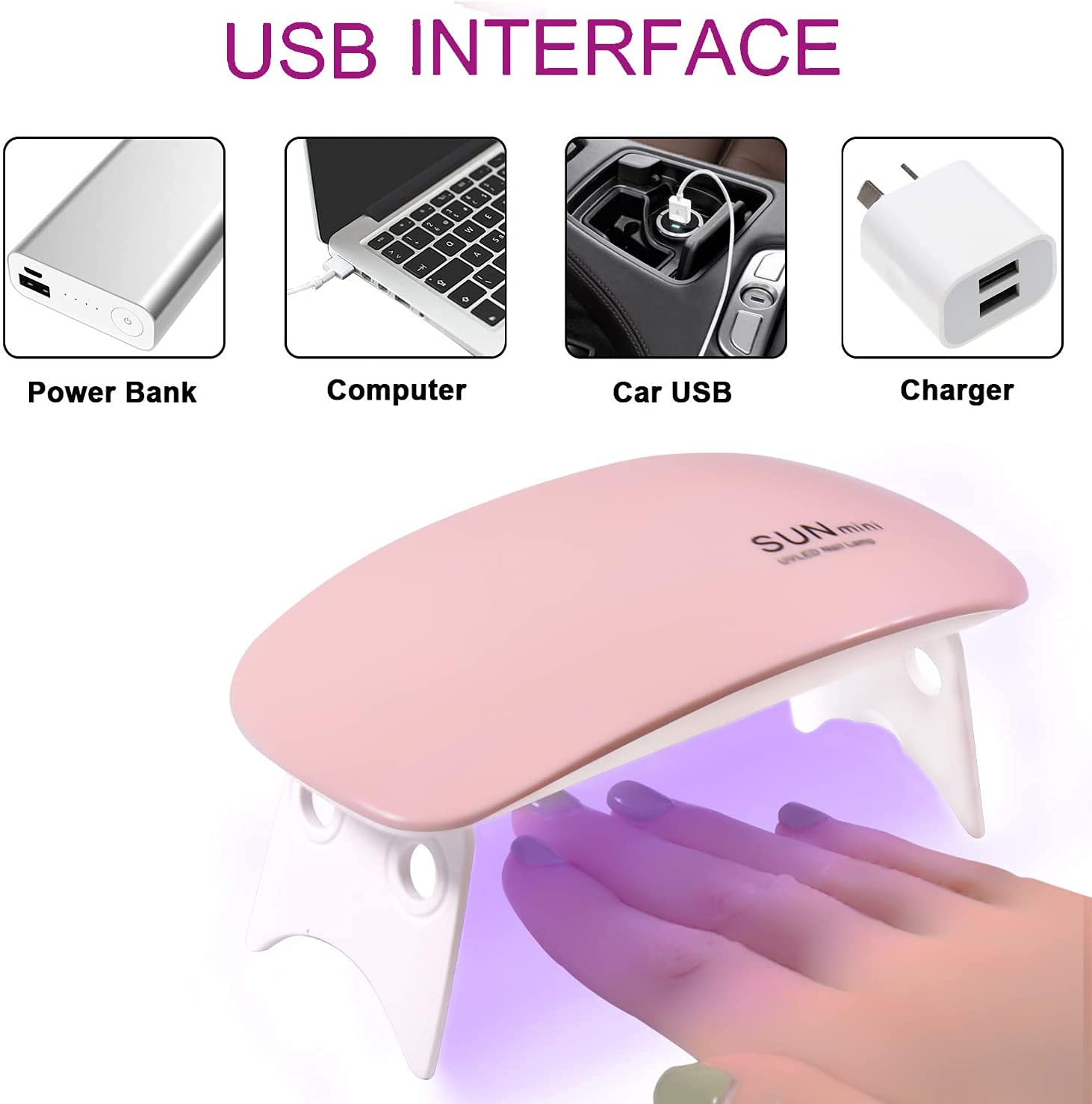 Mini USB Nail Dryer Lamp